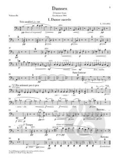 Danses von Claude Debussy 