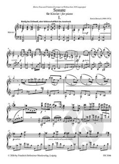 Sonate von Erwin Dressel 