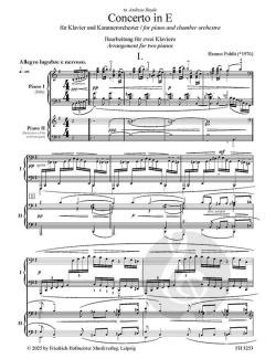 Concerto in E von Hannes Pohlit 