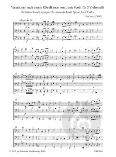 Variationen nach einem Rätselkanon von Louis Spohr von Eric Mayr 