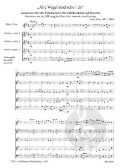 Alle Vögel sind schon da von Peter Mai 