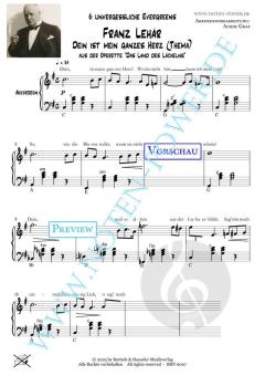 6 unvergessliche Evergreens von Franz Lehár 