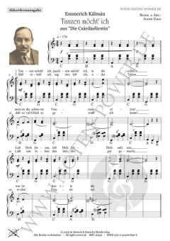 Tanzen möchte' ich von Emmerich Kálmán 