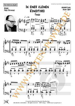 In einer kleinen Konditorei von Fred Raymond 