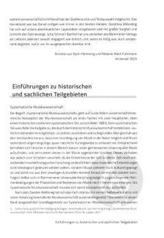 Grundlagentexte der Musikwissenschaft 