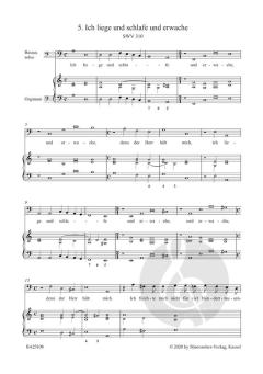 Ich liege und schlafe und erwache SWV 310 von Heinrich Schütz (Download) 