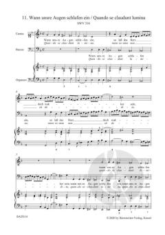 Wann unsre Augen schlafen ein von Heinrich Schütz (Download) 