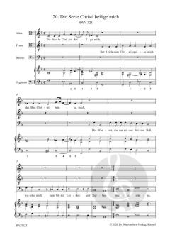 Die Seele Christi heilige mich SWV 325 von Heinrich Schütz (Download) 