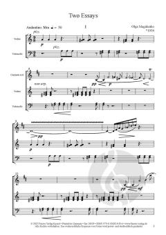 2 Essays op. 15 von Olga Magidenko 