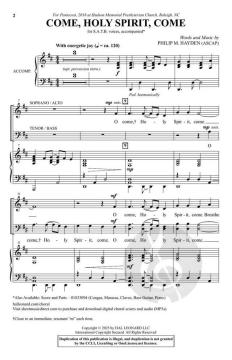 Come, Holy Spirit, Come von Philip M. Hayden 