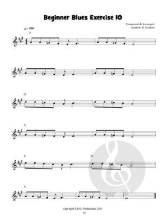 Best Beginner Blues Exercises for Alto Sax von Andrew D. Gordon 