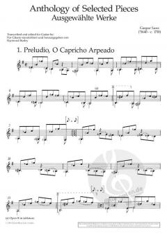 Ausgewählte Werke von Gaspar Sanz 