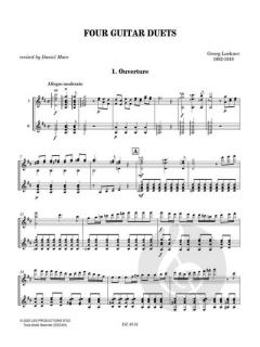 4 Guitar Duets von Georg Luckner 