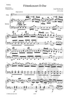 Flötenkonzert D-Dur von Josef Myslivecek 