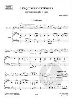 3 Esquisses virtuoses von Adrien Ledoux 