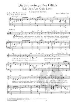 My one and only love (Du bist mein großes Glück) von Guy Wood 