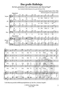 Das große Halleluja von Christian Gottlob Neefe 