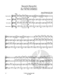 SaxoPhonPower Vol. 25: Barcarole (Barcarolle) von Jacques Offenbach 