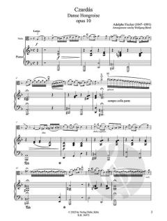 Czardás op. 10 - Ungarischer Tanz von Adolphe Fischer 