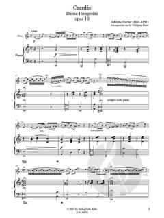 Czardás op. 10 - Ungarischer Tanz von Adolphe Fischer 