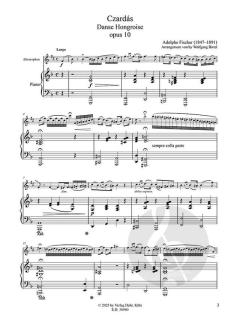 Czardás op. 10 - Ungarischer Tanz von Adolphe Fischer 