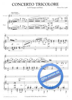 Concerto Tricolore von Thomas Doss 