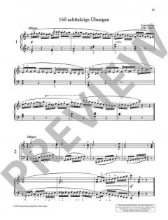 160 achttaktige Übungen op. 821 von Carl Czerny 