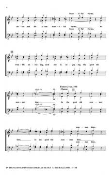 In The Good Old Summer Time/ Take Me Out To The Ballgame (Albert von Tilzer) 