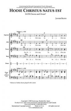 Hodie Christus Natus Est (Javier Busto) 