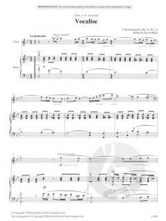 Vocalise op. 34/14 von Sergei Rachmaninow 