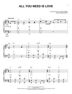 All You Need Is Love von The Beatles (Download) 