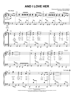 And I Love Her von The Beatles (Download) 