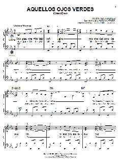 Aquellos Ojos Verdes von Nilo Menendez (Download) 