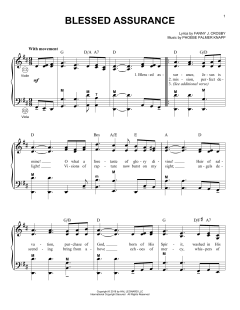 Blessed Assurance von Fanny J. Crosby (Download) 