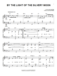By The Light Of The Silvery Moon von Gus Edwards (Download) 