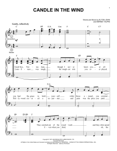 Candle In The Wind von Elton John (Download) 