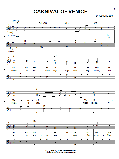 Carnival Of Venice von Julius Benedict (Download) 