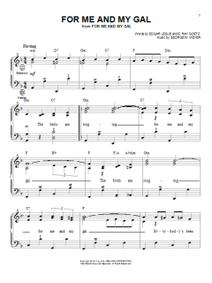 For Me And My Gal von Edgar Leslie (Download) 