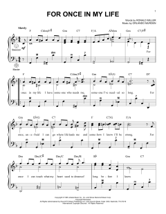 For Once In My Life von Stevie Wonder (Download) 