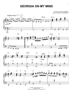 Georgia On My Mind von Ray Charles (Download) 