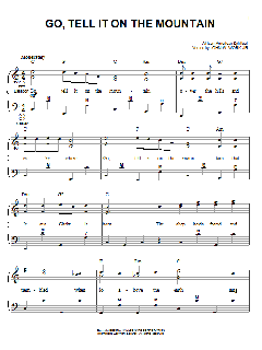 Go, Tell It On The Mountain von Jr., John W. Work (Download) 