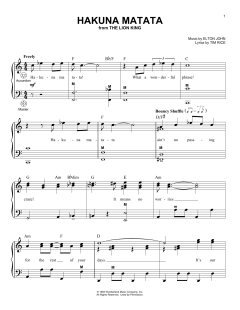 Hakuna Matata von Elton John (Download) 
