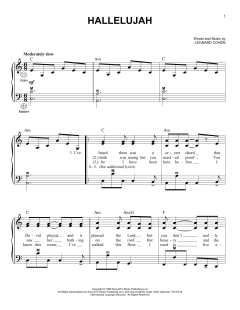 Hallelujah von Leonard Cohen (Download) 