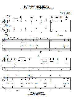 Happy Holiday von Irving Berlin (Download) 
