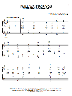 I Will Wait For You von Michel Legrand (Download) 