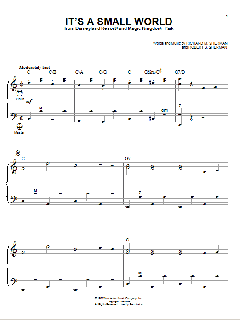 It's A Small World von Robert Bernard Sherman (Download) 