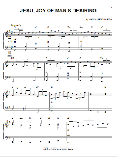 Jesu, Joy Of Man's Desiring von Johann Sebastian Bach (Download) 