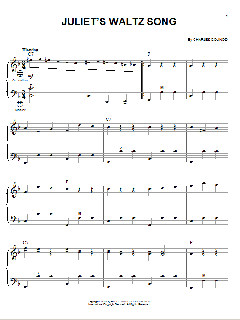 Juliet's Waltz Song von Charles Gounod (Download) 