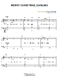 Merry Christmas, Darling von The Carpenters (Download) 