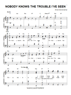 Nobody Knows The Trouble I've Seen von Gary Meisner (Download) 